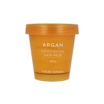 [US Exclusive] NATURE REPUBLIC Argan Essential Deep Hair Pack 200ml [Renewal] - KLO