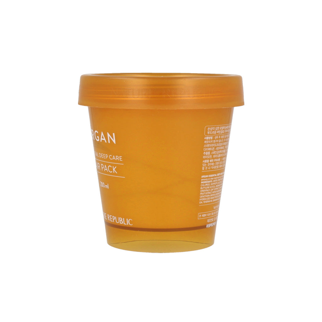 [US Exclusive] NATURE REPUBLIC Argan Essential Deep Hair Pack 200ml [Renewal] - KLO