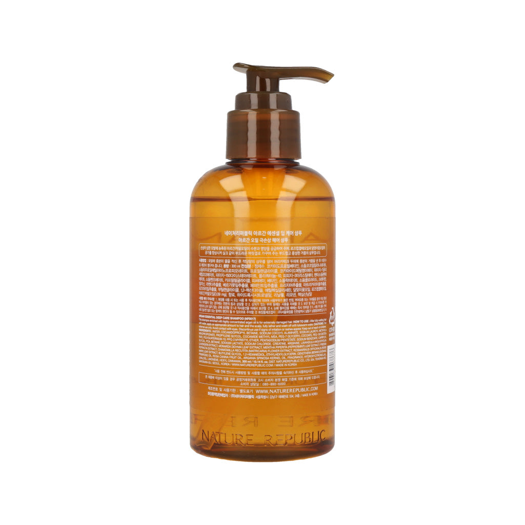 NATURE REPUBLIC Argan Essential Deep Care Shampoo 300ml [Renewal] - Dodoskin