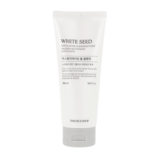THE FACE SHOP White Seed Exfoliating Cleansing Foam 150ml - KLO