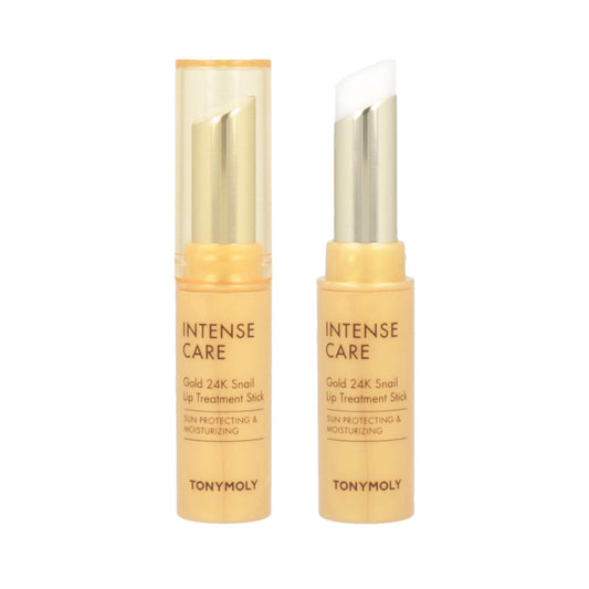 TONYMOLY Intense Care Gold 24K Snail Lip Treatment Stick SPF15 (3.5g) - Dodoskin