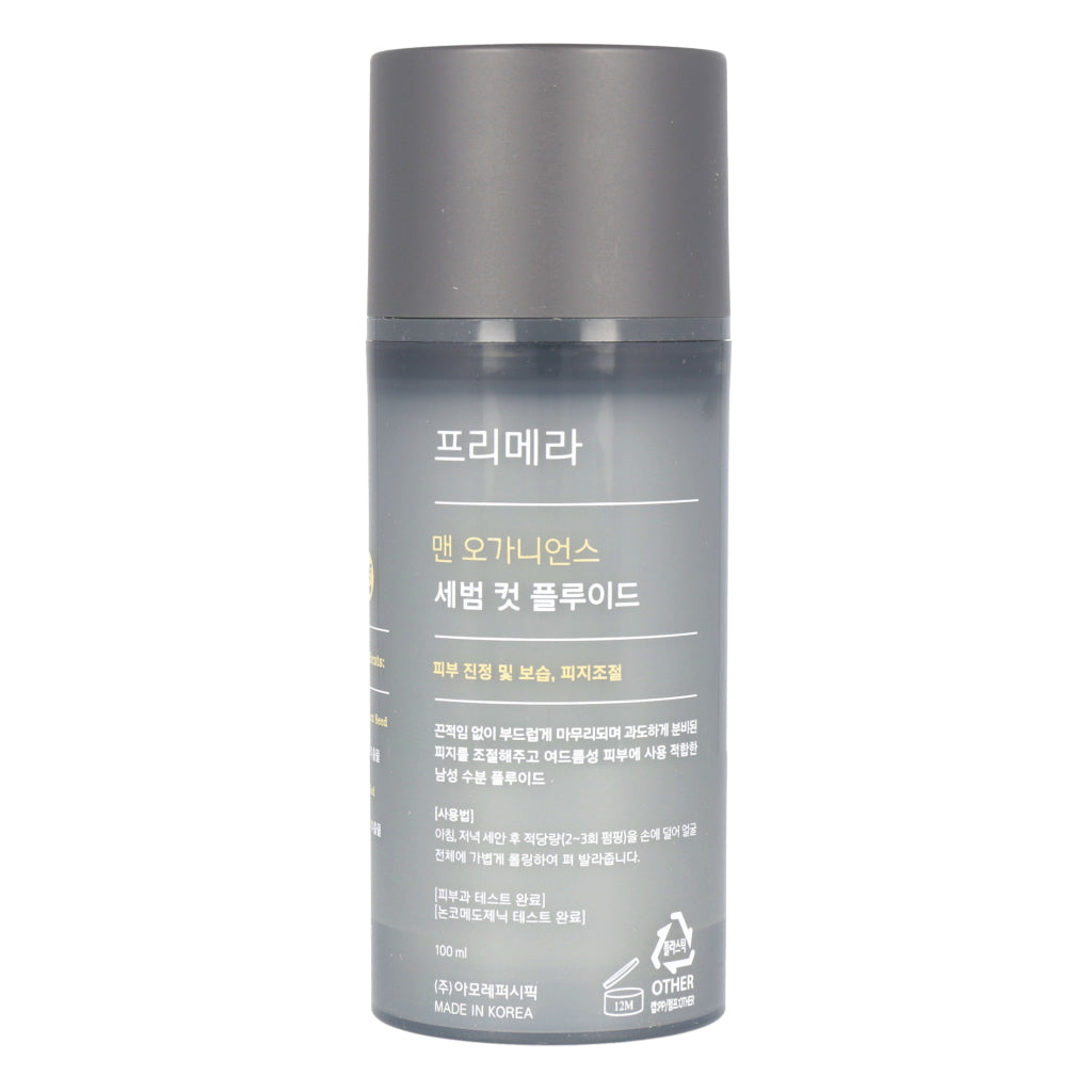 [US Exclusive] Primera Men Organience Sebum Cut Fluid 100ml - KLO