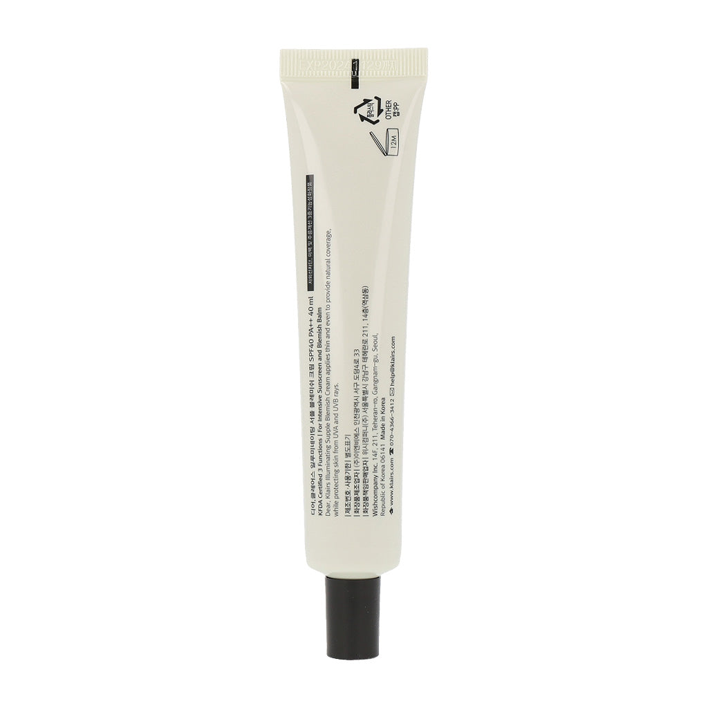 Klairs Illuminating Supple Blemish BB Cream SPF40 PA++ 40ml - KLO
