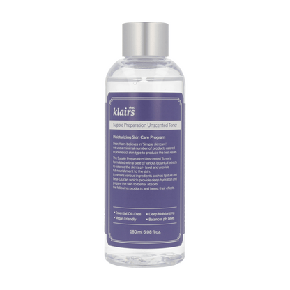 Klairs Supple Preparation Unscented Toner 180ml - KLO