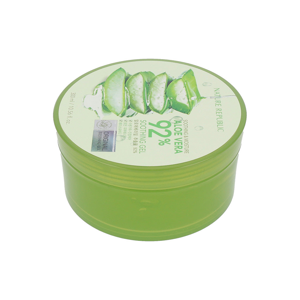 [US Exclusive] NATURE REPUBLIC Soothing & Moisture Aloe Vera 92% Soothing Gel 300ml - KLO