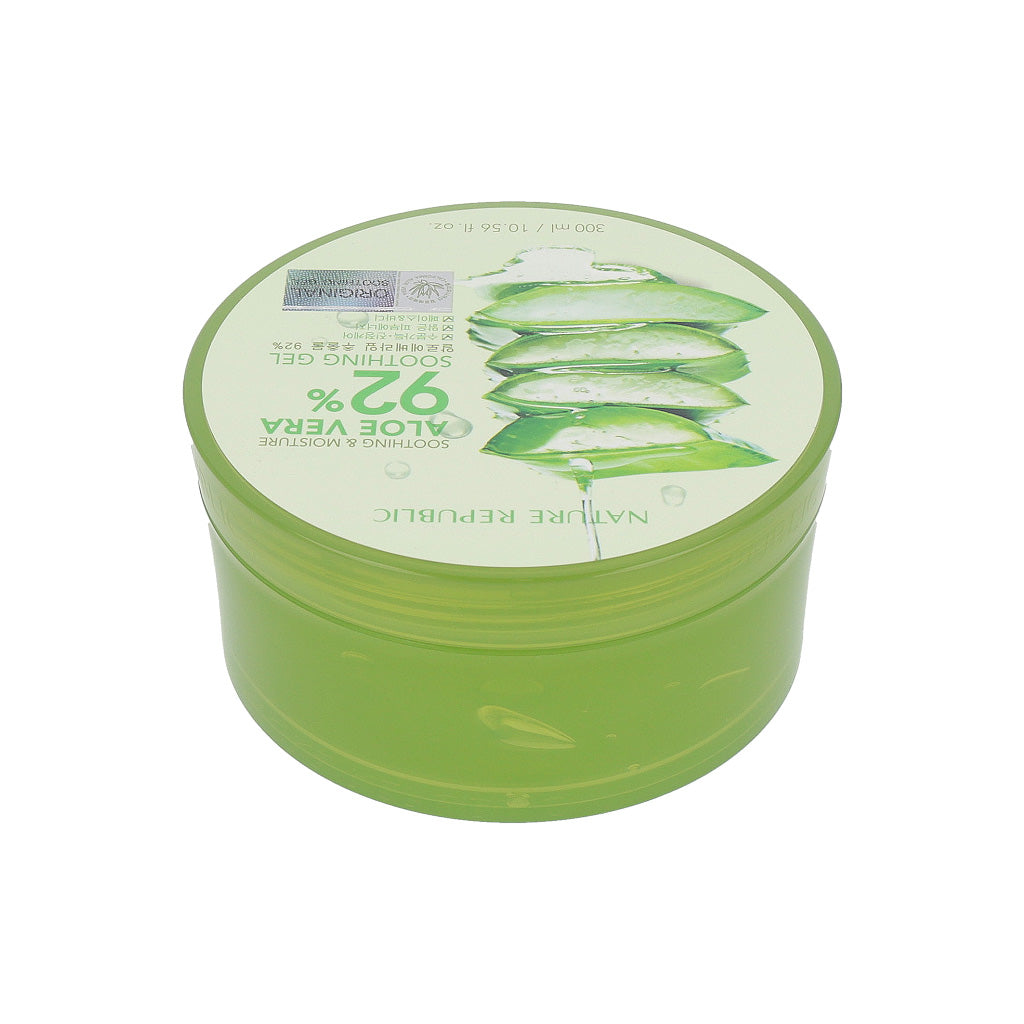 [US Exclusive] NATURE REPUBLIC Soothing & Moisture Aloe Vera 92% Soothing Gel 300ml - KLO