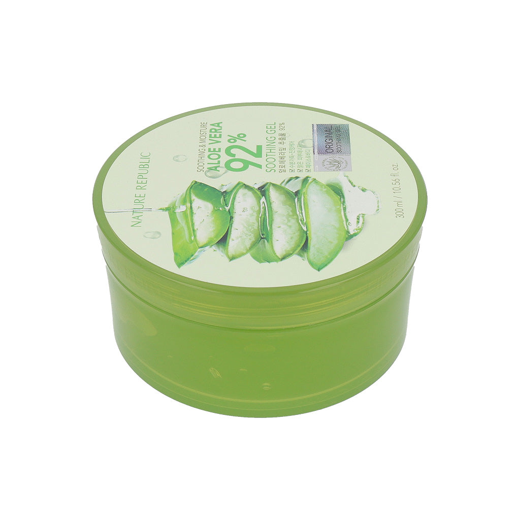 [US Exclusive] NATURE REPUBLIC Soothing & Moisture Aloe Vera 92% Soothing Gel 300ml - KLO