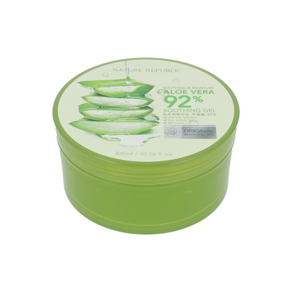 [US Exclusive] NATURE REPUBLIC Soothing & Moisture Aloe Vera 92% Soothing Gel 300ml - KLO