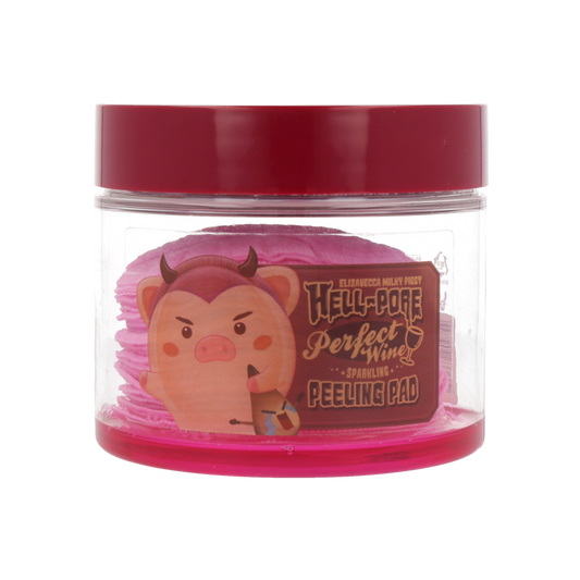 [US Exclusive] Elizavecca Hell-Pore Perfect Wine Peeling Pad 30ea X 2EA - KLO