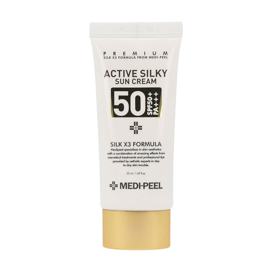 [US Exclusive] MEDI-PEEL Active Silky Sun Cream SPF50+ PA+++ 50ml - KLO