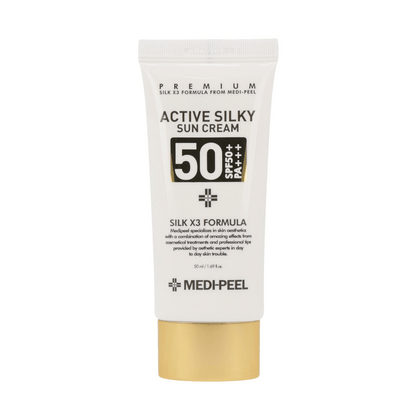 [US Exclusive] MEDI-PEEL Active Silky Sun Cream SPF50+ PA+++ 50ml - KLO