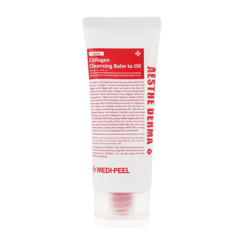 MEDI-PEEL Red Lacto Collagen Cleansing Balm to Oil 100ml - KLO