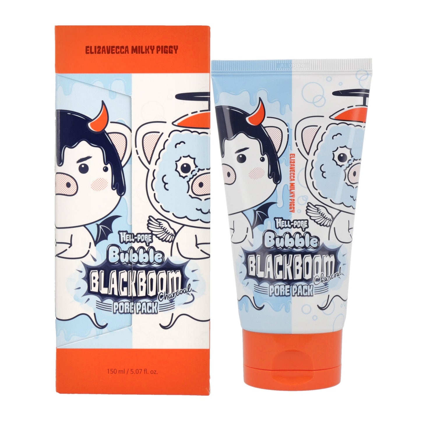 Elizavecca Hell-Pore Bubble Black Boom Pore Pack 150ml - KLO
