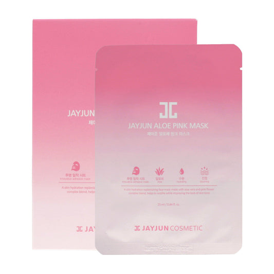JAYJUN Aloe Pink Mask 25ml-1box (10ea) - KLO