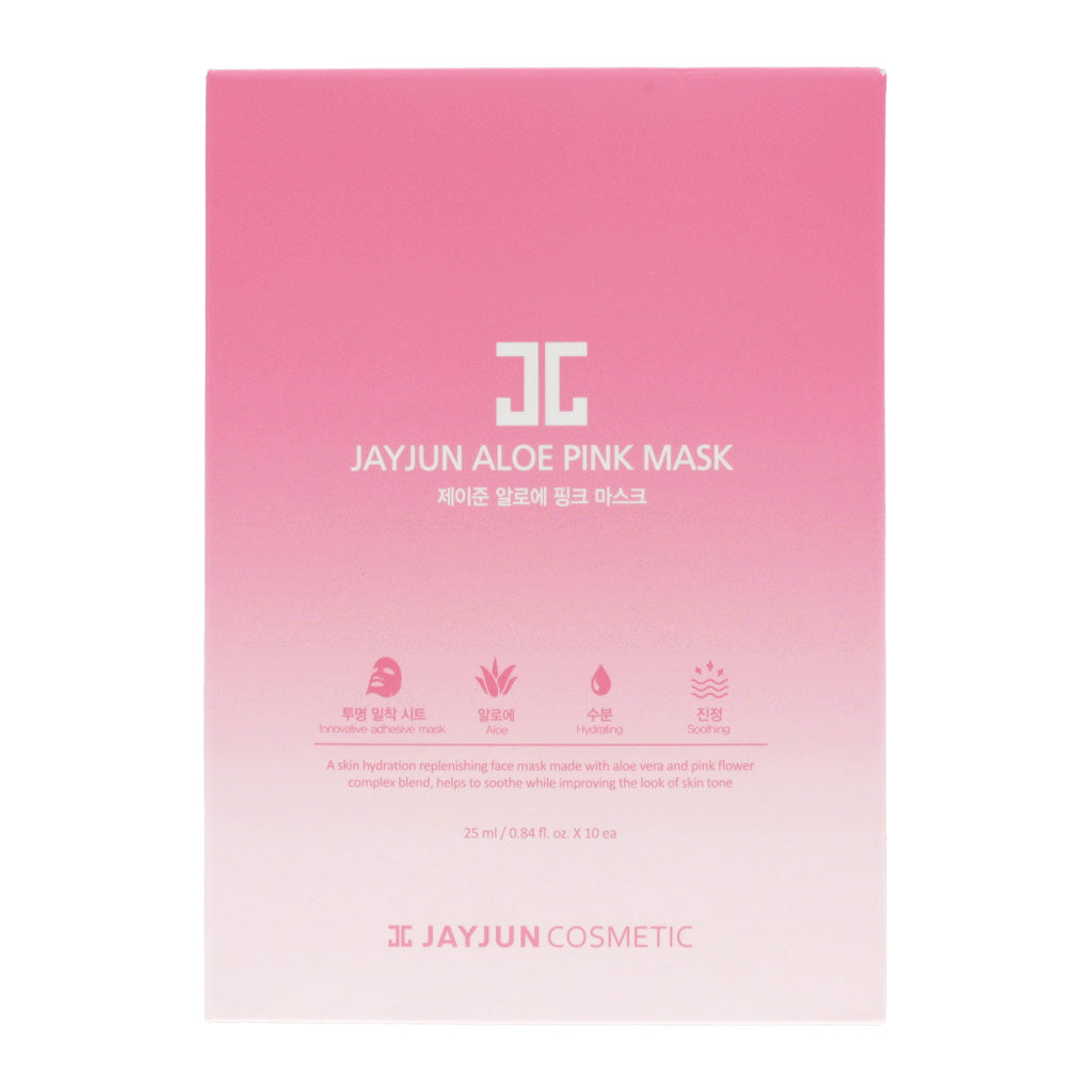 JAYJUN Aloe Pink Mask 25ml-1box (10ea) - KLO