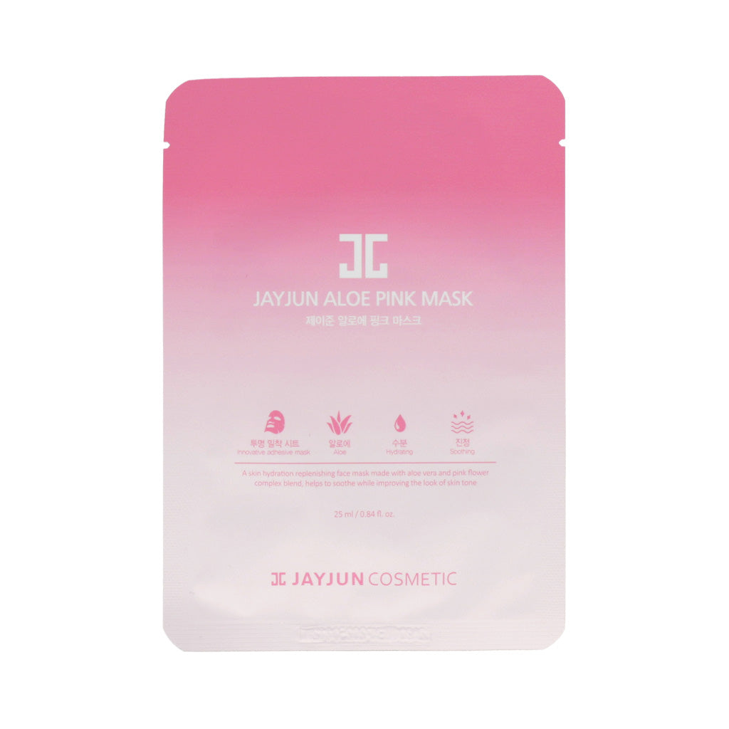 JAYJUN Aloe Pink Mask 25ml-1box (10ea) - KLO