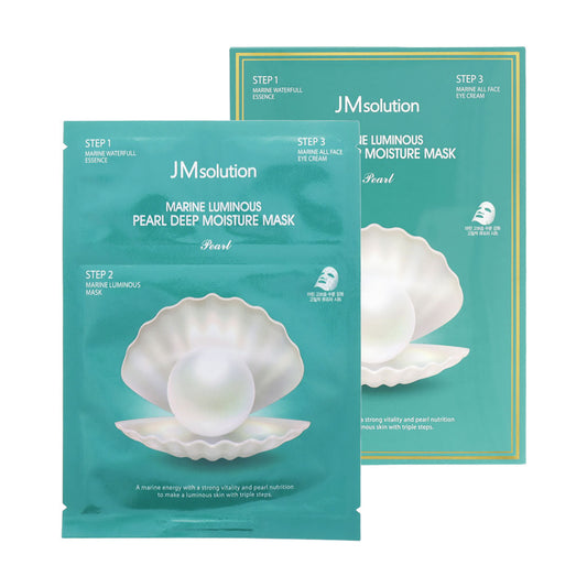 JM Solution Marine Luminous Pearl Deep moisture Mask 10ea - KLO