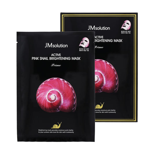 JM Solution Active Pink Snail Brightening Mask Prime 10ea - KLO