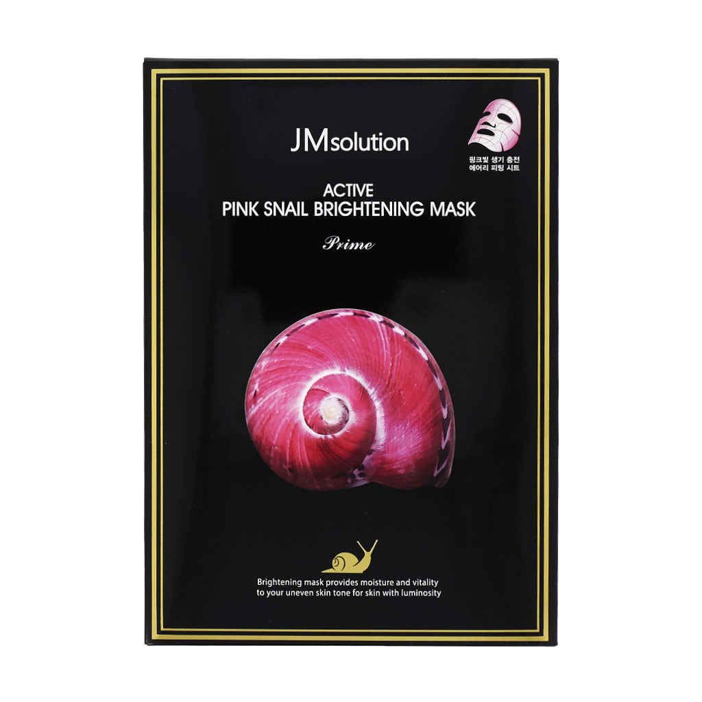 JM Solution Active Pink Snail Brightening Mask Prime 10ea - KLO