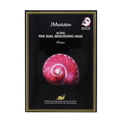 JM Solution Active Pink Snail Brightening Mask Prime 10ea - KLO