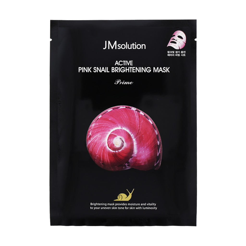 JM Solution Active Pink Snail Brightening Mask Prime 10ea - KLO