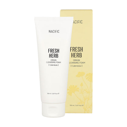 NACIFIC Fresh Herb Origin Cleansing Foam 150ml (Calendula) - Dodoskin