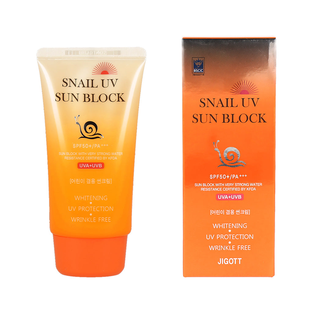 JIGOTT Snail Uv Sun Block 70ml SPF50+/PA+++ - KLO