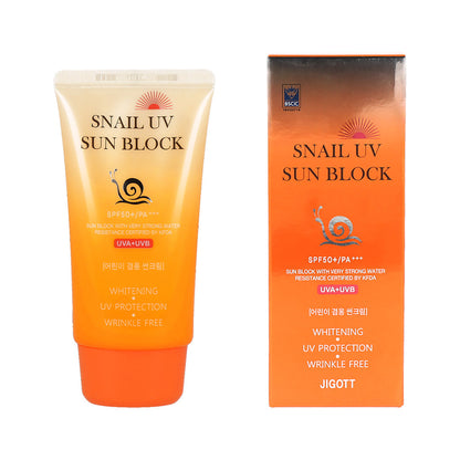 JIGOTT Snail Uv Sun Block 70ml SPF50+/PA+++ - KLO
