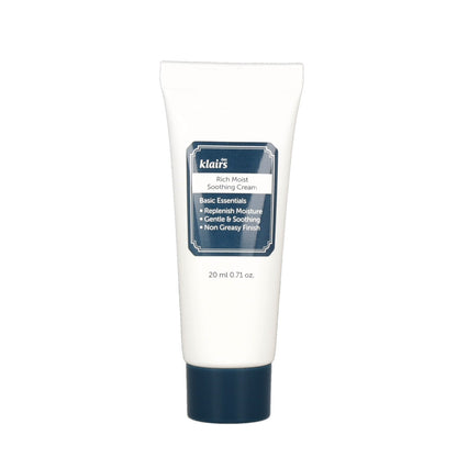 Klairs Rich Moist Soothing Cream 20ml - DODOSKIN