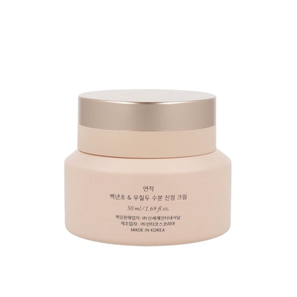 YUNJAC HYDRATING & SOOTHING CREAM WITH BAEKNYONCHO EXTRACT & UJILDU WATER 50ml - Dodoskin