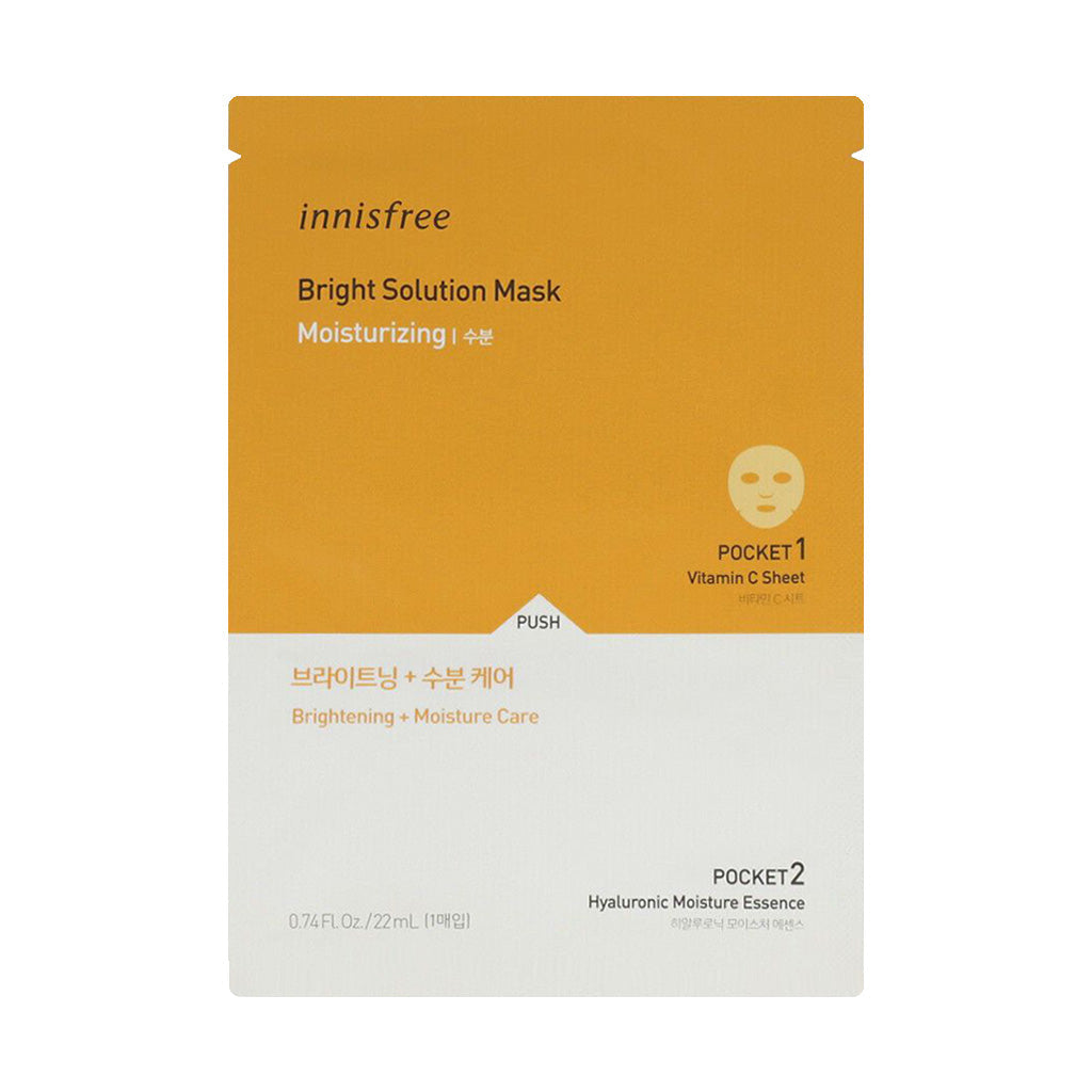 innisfree Bright Solution Mask 22ml x 3pcs (3 Types) - KLO