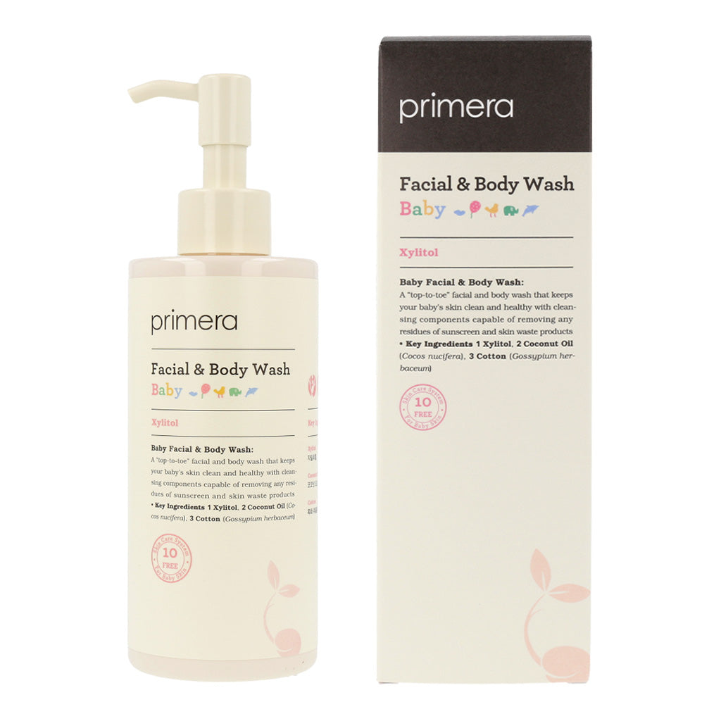 [US Exclusive] Primera Baby Facial & Body Wash 250ml - KLO