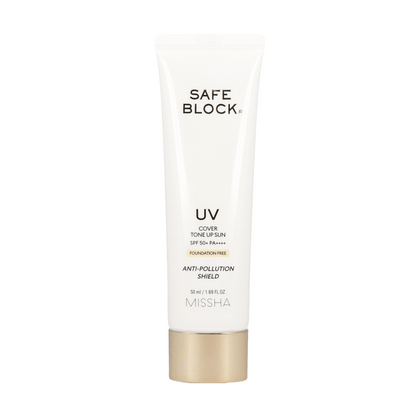 MISSHA Safe Block RX Cover Tone Up Sun SPF50+ PA++++ 50ml - Dodoskin