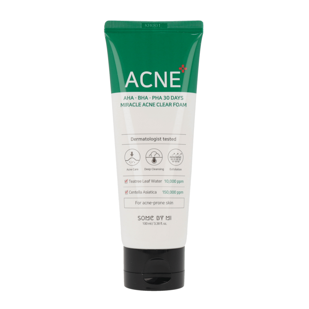 SOME BY MI AHA BHA PHA 30 Days Miracle Acne Clear Foam 100ml - KLO