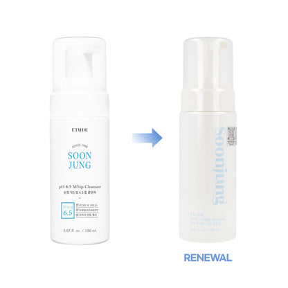 ETUDE HOUSE SoonJung pH 6.5 Whip Cleanser 150ml - KLO