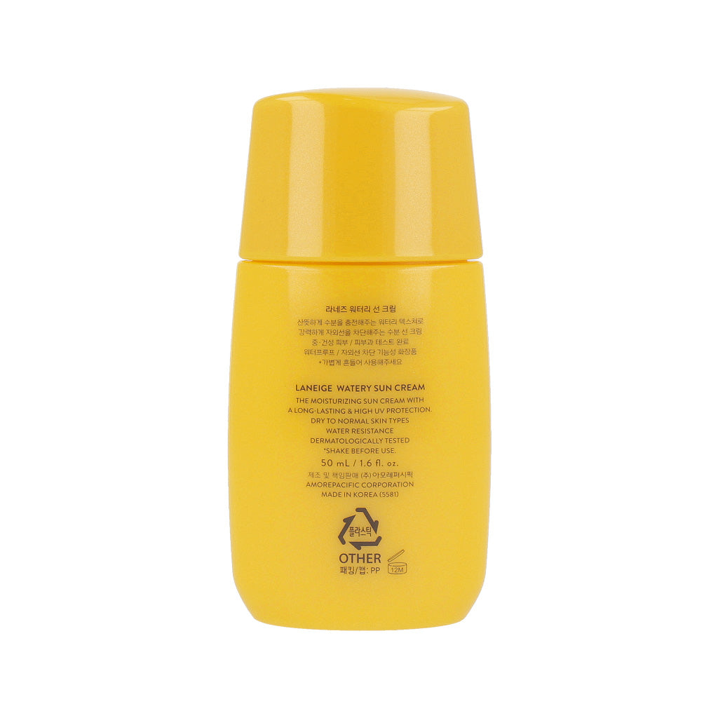 [US Exclusive] LANEIGE Watery Sun Cream SPF50+ PA++++ 50ml - KLO