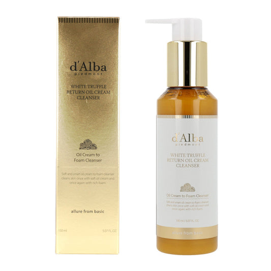 D’ALBA White Truffle Return Oil Cream Cleanser 150ml - DODOSKIN