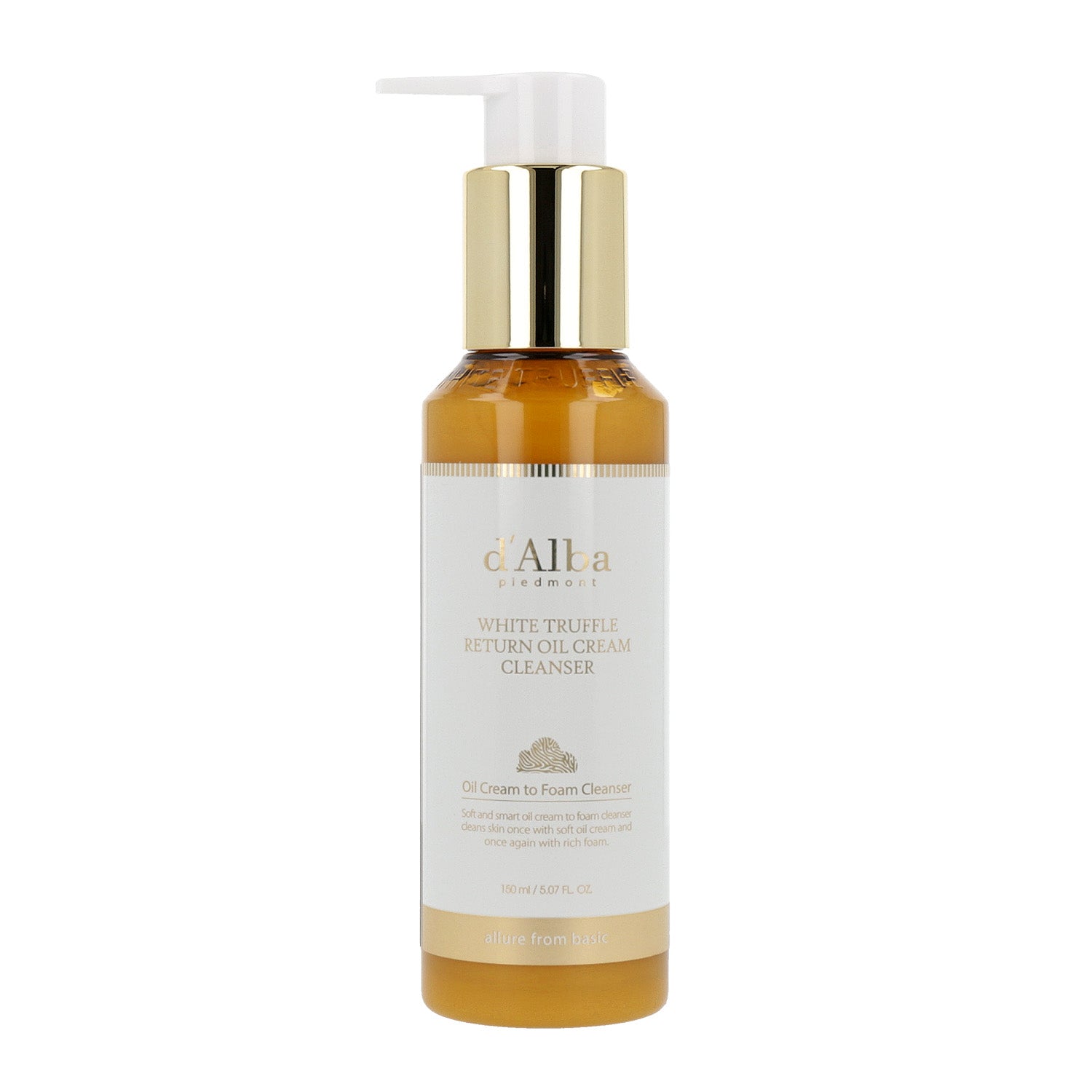 D’ALBA White Truffle Return Oil Cream Cleanser 150ml - DODOSKIN