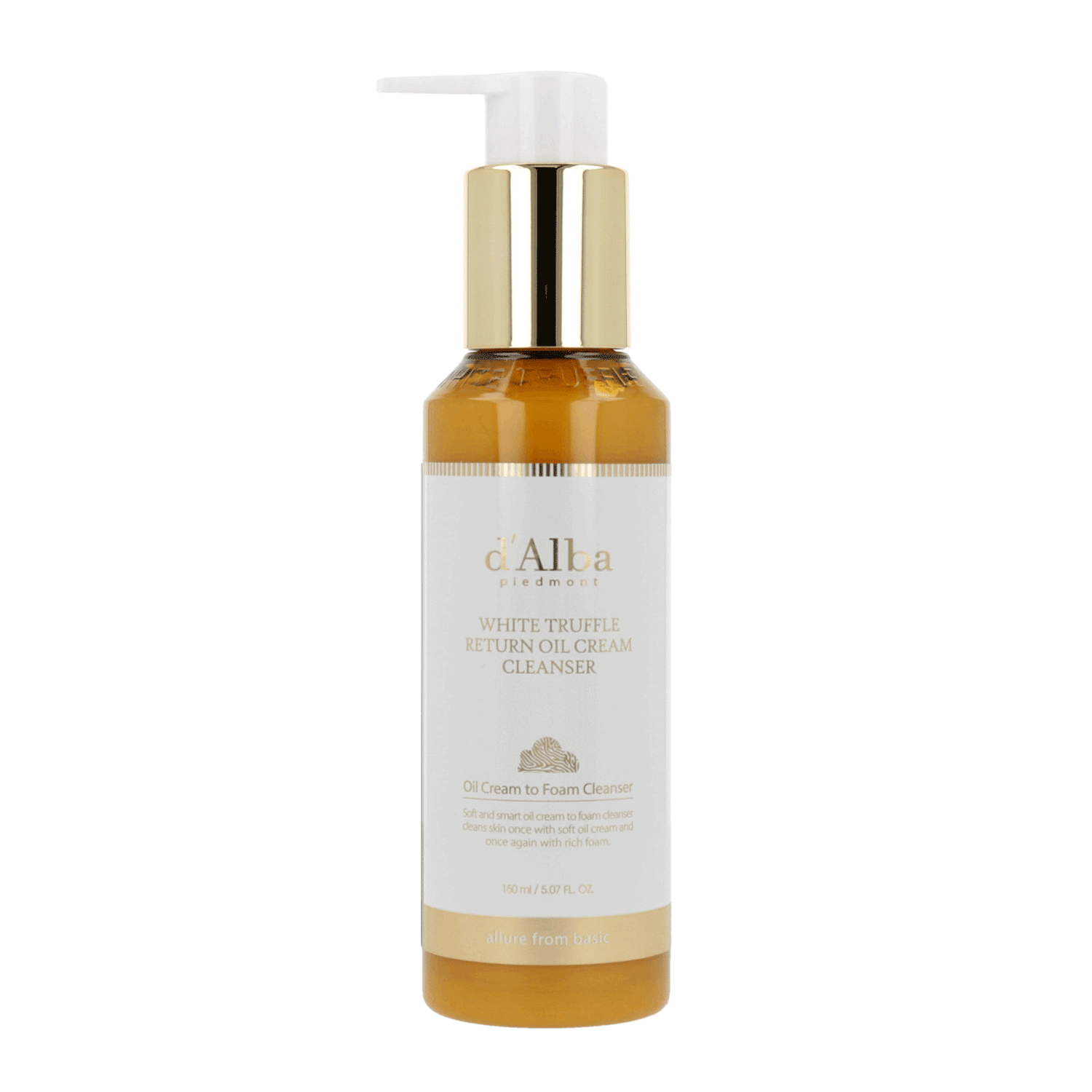 D’ALBA White Truffle Return Oil Cream Cleanser 150ml - DODOSKIN