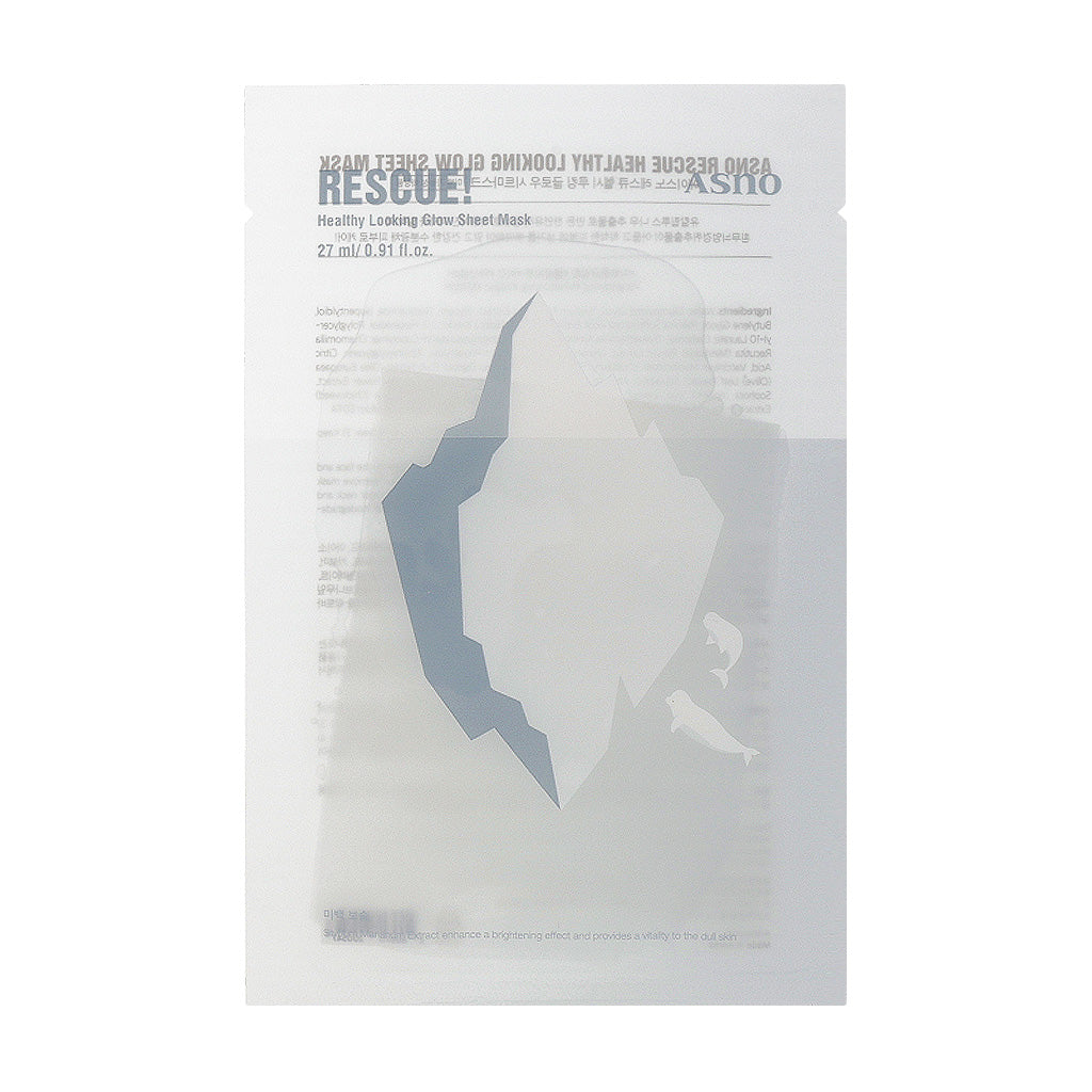 ASNO Rescue Healthy Looking Glow Sheet Mask  27ml x 5 sheets - Dodoskin