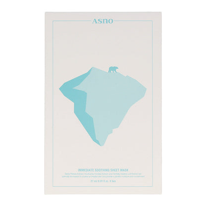 ASNO Rescue Immediate Soothing Sheet Mask  27ml x 5 sheets - Dodoskin