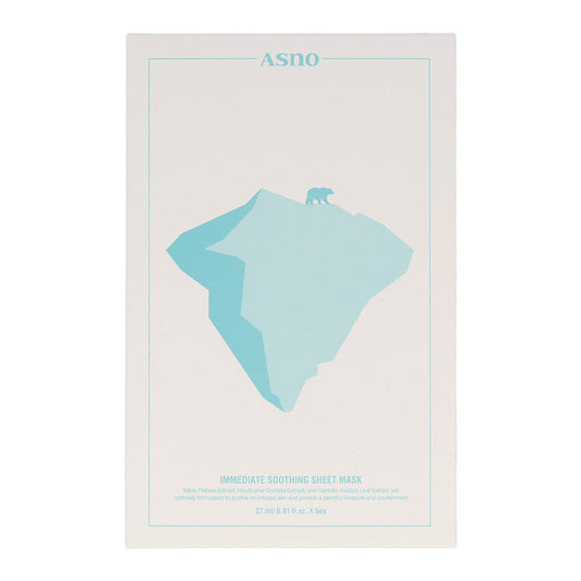 ASNO Rescue Immediate Soothing Sheet Mask  27ml x 5 sheets - Dodoskin