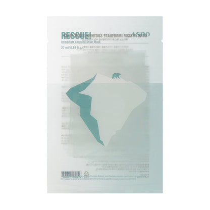ASNO Rescue Immediate Soothing Sheet Mask  27ml x 5 sheets - Dodoskin