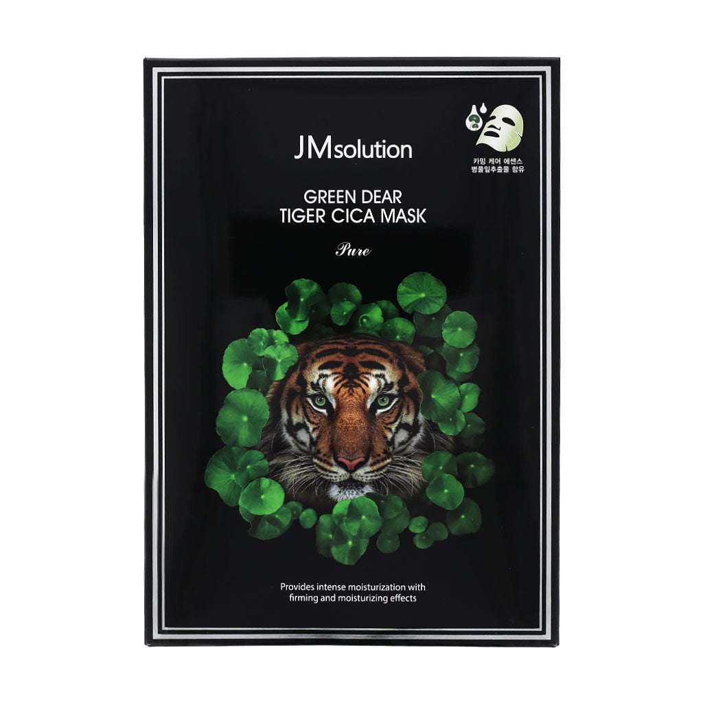 JM Solution Green Dear Tiger Cica Mask Pure
