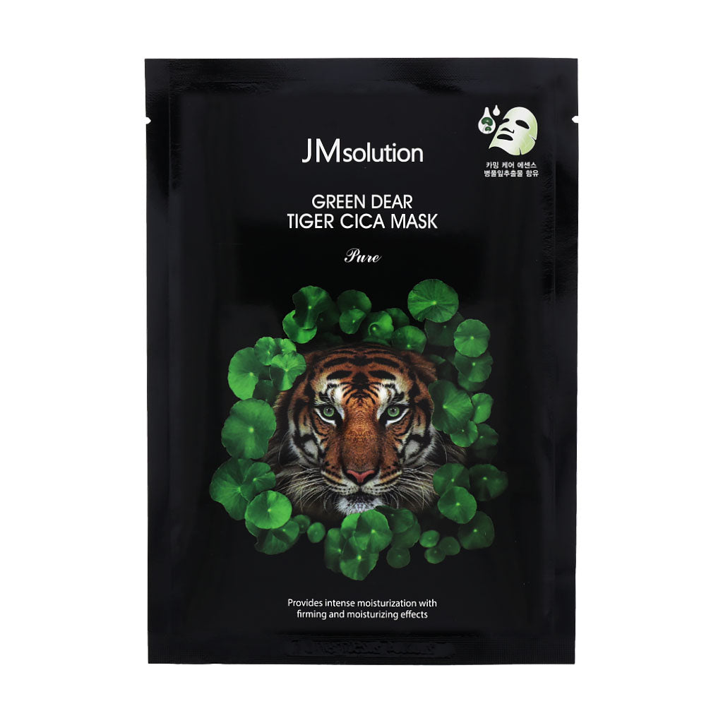 JM Solution Green Dear Tiger Cica Mask Pure