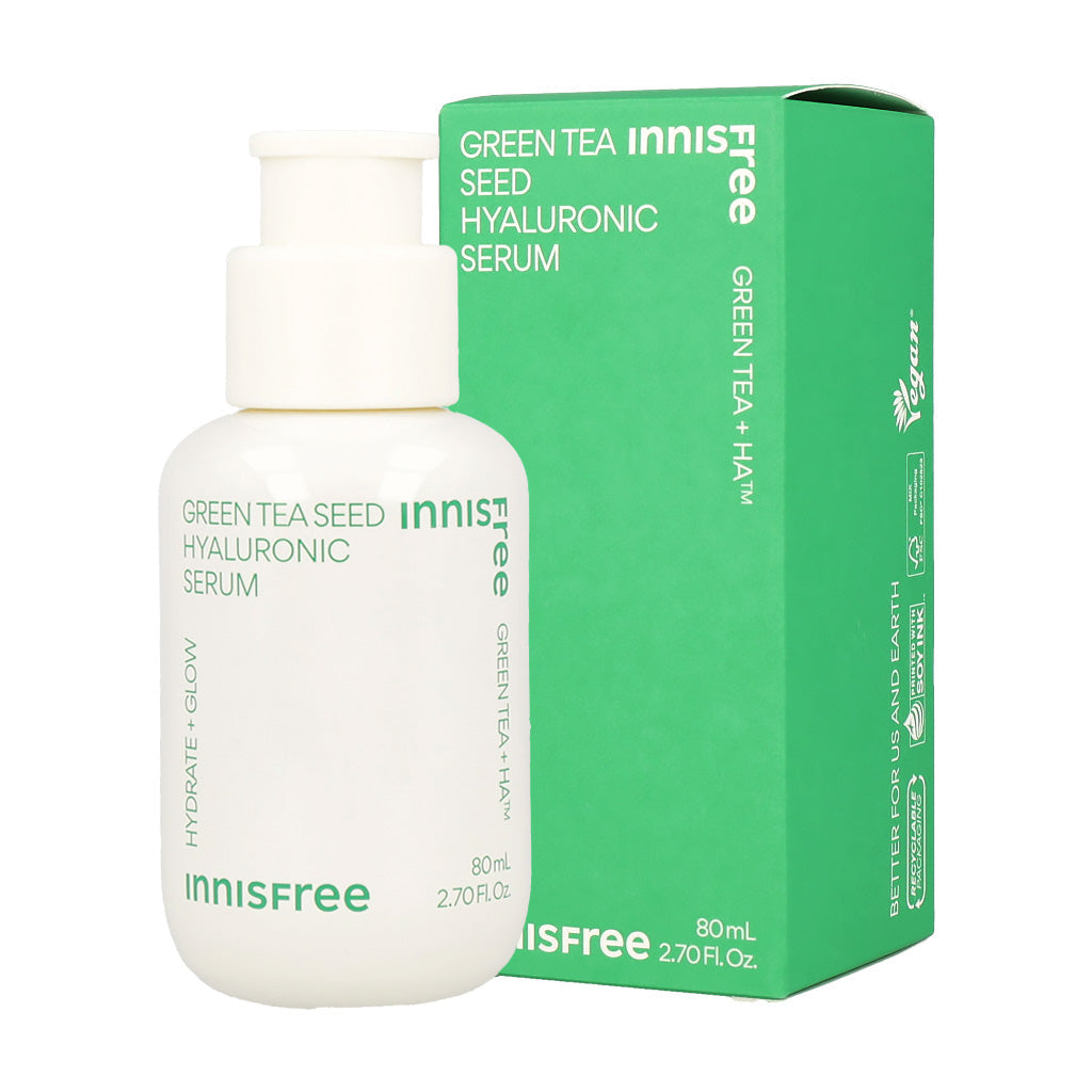 Innisfree Green Tea Seed Hyaluronic Serum 80ml (2023 Renewal) - KLO