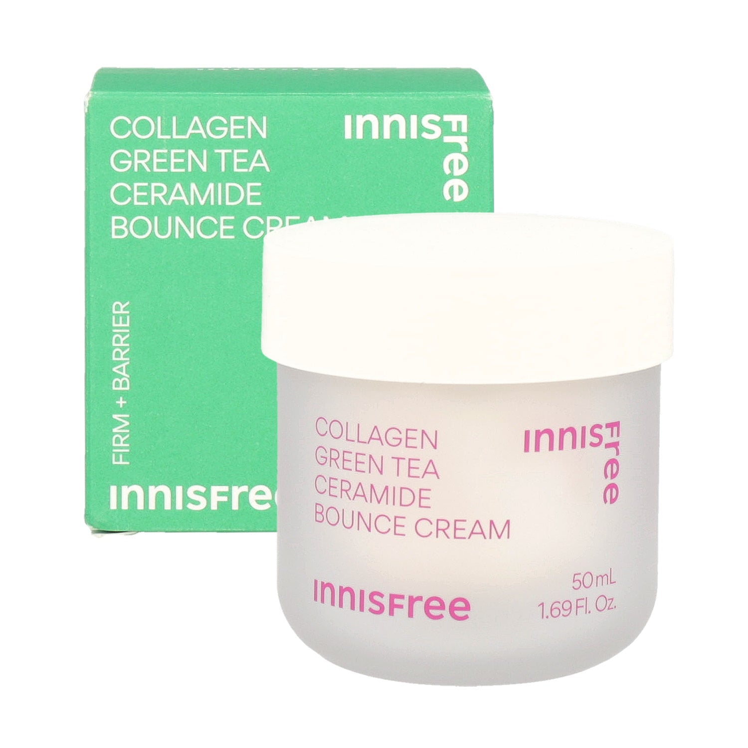Innisfree Collagen Green Tea Ceramide Bounce Cream 50ml - KLO