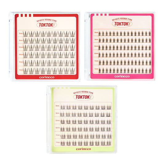 Coringco Tap it. No glue eyelash (Choose 1 of 3 types)