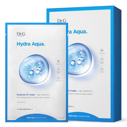  Hydrate and rejuvenate your skin  with [Dr.G] HYDRA AQUA ESSENCE FIT MASK 