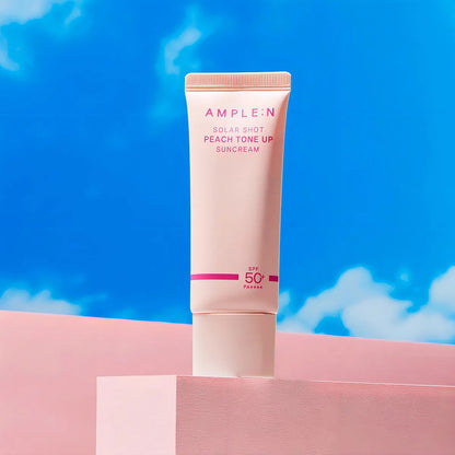 AMPLE:N Solar Shot Peach Tone Up Sun cream SPF50+ PA++++ 40ml
